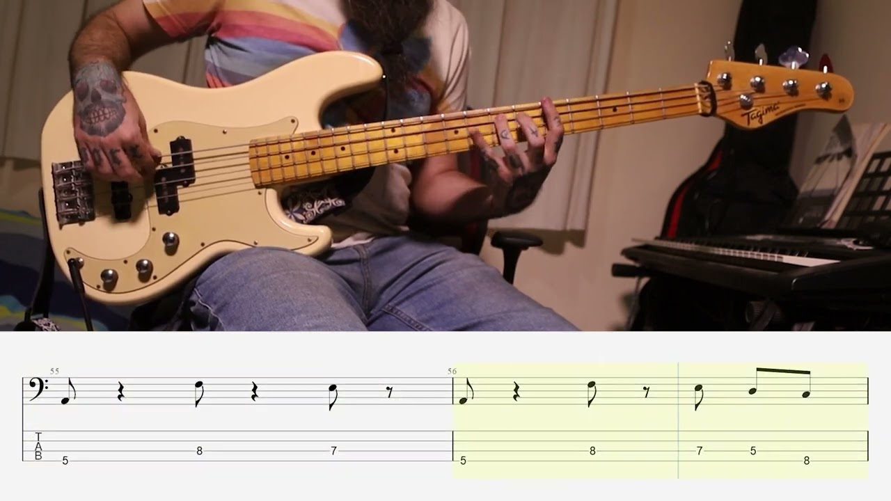 Titãs - Sonífera Ilha (Bass Cover COM TAB) #3