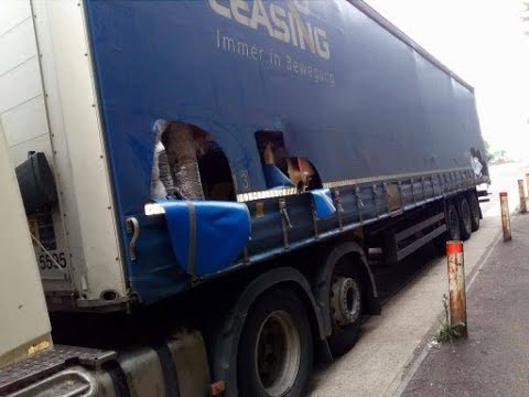 Kirabolták a kamionost