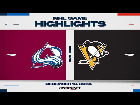 NHL Highlights | Avalanche vs. Penguins - December 10, 2024