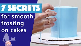 7 Secrets For Smooth Frosting On Cakes