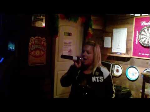 Ambre Colletti Singing at The Pour House Saloon Karaoke Night W/ Dj Bobby Blaze.....