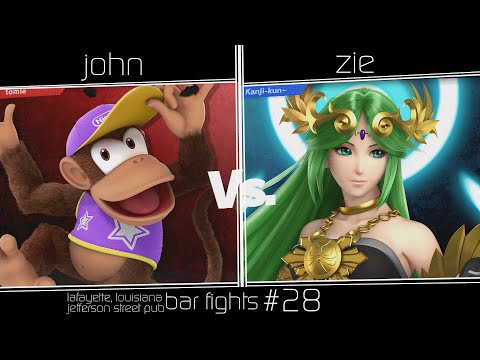 John (Diddy Kong) vs. LSG | Zie (Palutena) - Bar Fights #28