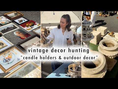 vintage decor hunting (candle holders & french outdoor decor) | MaCenna Lee