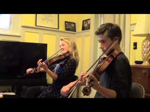 Brian Conway, Haley, and Jake playing Lord McDonald's reel