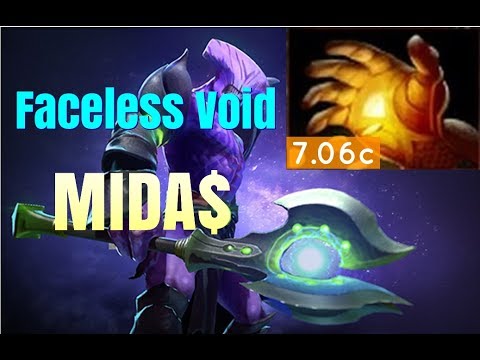 Dota 2 How to Jungle 7.06c - Faceless Void 8 mins Hand of Midas - Dire Guide