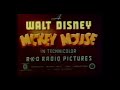 Mickey Mouse Pluto And The Armadillo 1943 Original RKO Titles