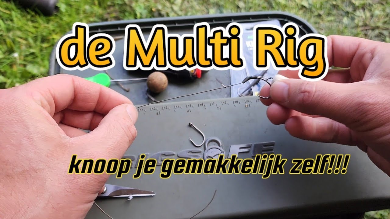 Zo knoop ik de Multi rig, de perfecte karper onderlijn!