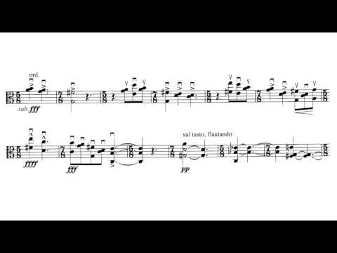 György Ligeti - Sonata for Solo Viola [4/5]