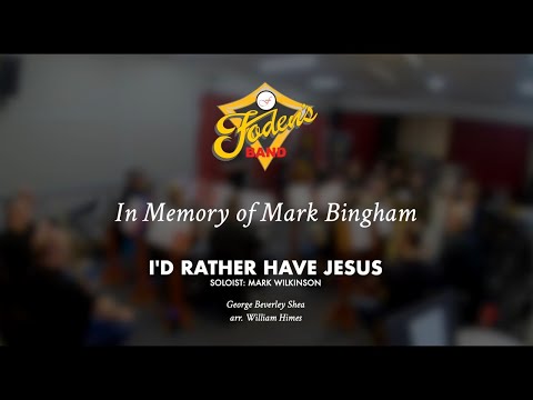 In Memory of Mark Bingham | I'd Rather have Jesus