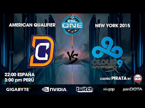 DOTA 2 - DIGITAL CHAOS vs CLOUD 9 - 2 - AM Qualifier - ESL ONE NEW YORK 2015 - Viciuslab
