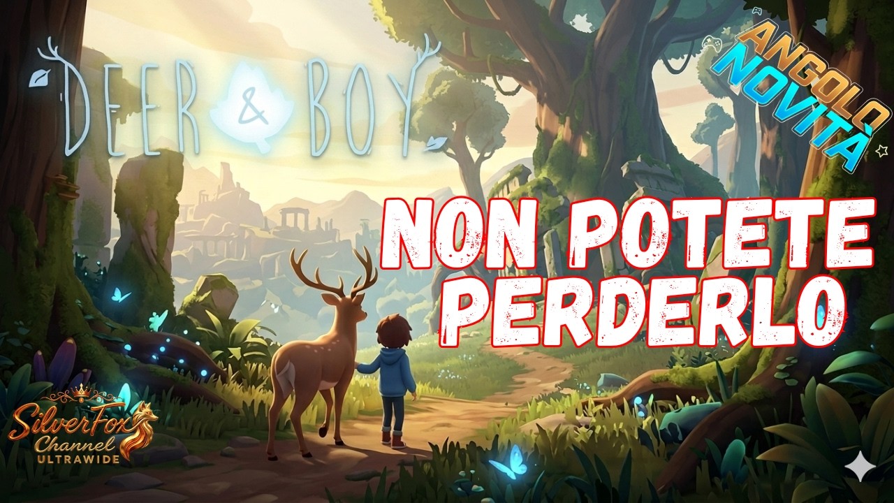 DEER & BOY - NUOVA DEMO - GAMEPLAY ITA - PC - PS5 - WALKTHROUGH - ULTRAWIDE - 21:9 - 4K