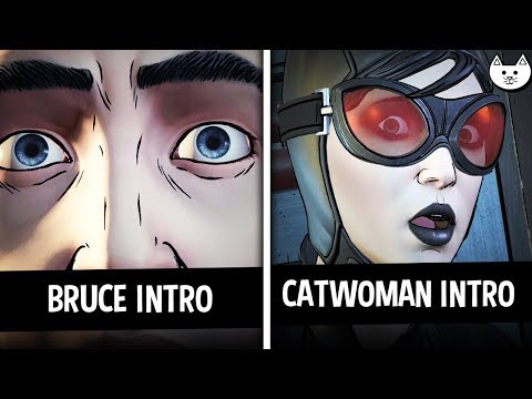 BRUCE BEGINNING vs CATWOMAN BEGINNING INTRO - Episode 4 - Batman The Enemy Within Episode 4 Choices