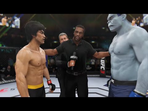 Bruce Lee vs. Hulk Mutant (EA Sports UFC 3) - Epic Battle 💯 🐲 - Dragon Fights 🐉