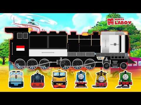 Big Railway | Locomotive | Brick Train Build Game #20 Train Design | Train Simulation