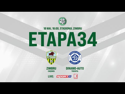 LIVE: DIVIZIA NAȚIONALĂ,Etapa 34 ,FC ZIMBRU - FC DINAMO-AUTO 18.05.2021, 16:00