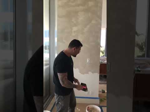 Venetian plaster Marmorino ks application