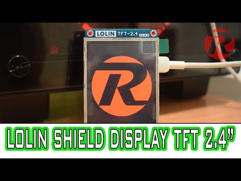 LOLIN Display TFT 2.4" ILI9341 || Un display che è una shield