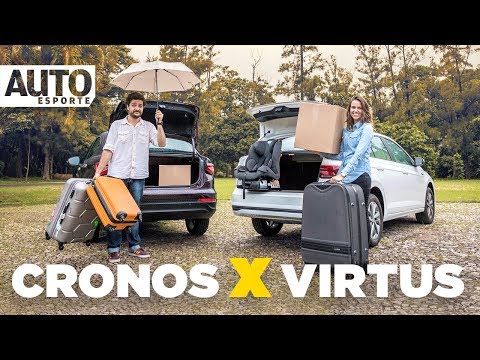 Space duel between Volkswagen Virtus and Fiat Cronos