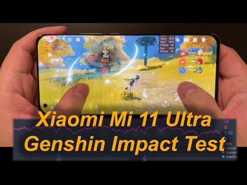 Xiaomi Mi 11 Ultra Genshin Impact Max Graphics Gaming FPS Test | Snapdragon 888