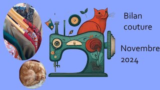 Mon bilan couture du mois de novembre