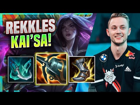 REKKLES IS A GOD WITH KAI'SA! - G2 Rekkles Plays Kai'sa ADC vs Kalista! | Patch 11.15