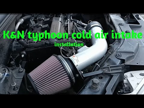installing a K&N typhoon cold air intake on a 2009 Chevy Cobalt 297,000 Miles