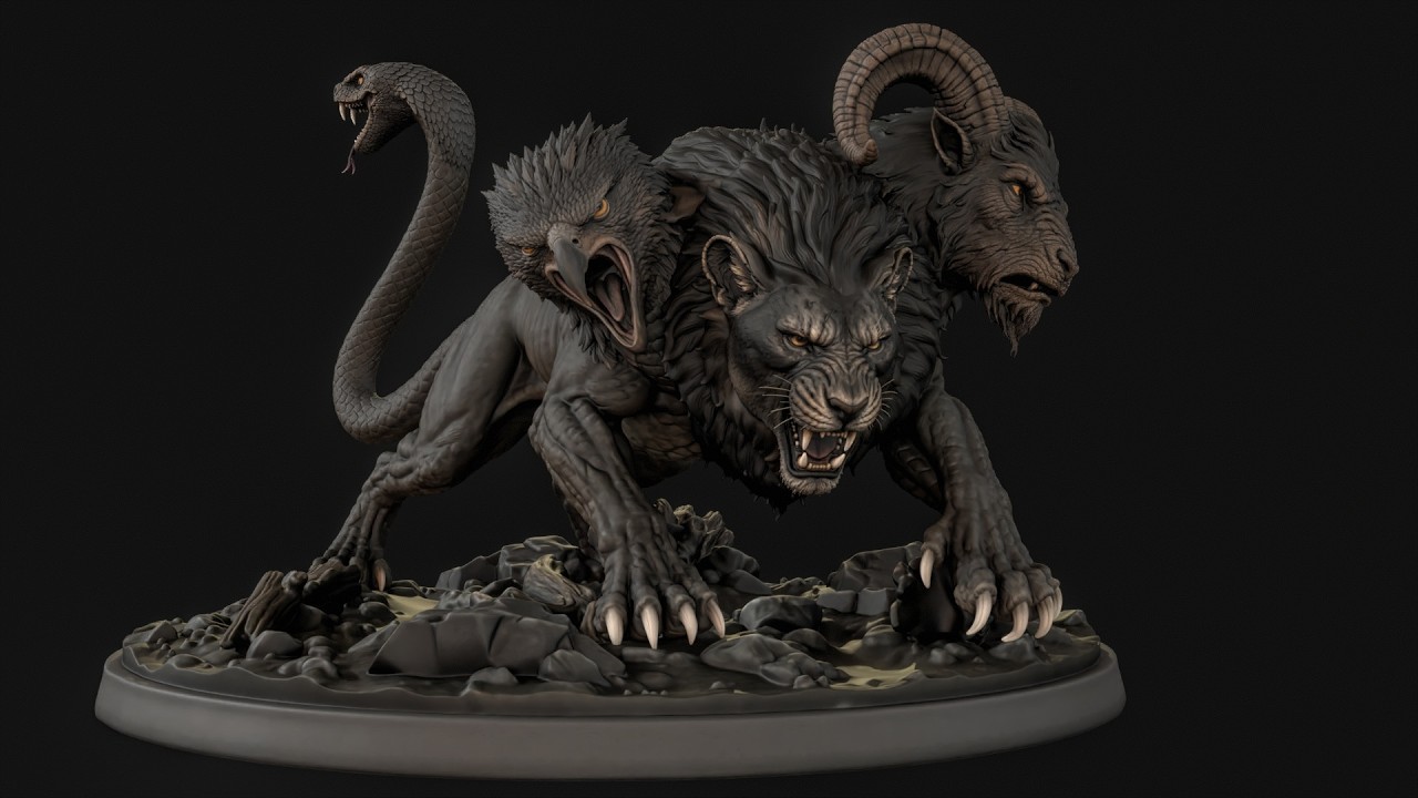 Chimera 3D Print Ready 3D Print Model