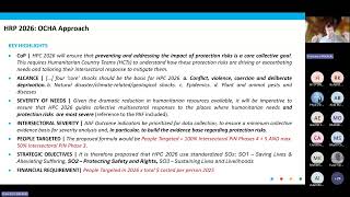 01 bis (EN) - Additional/catch-up session HPC 2026 - Streamlined approach for the Protection Cluster