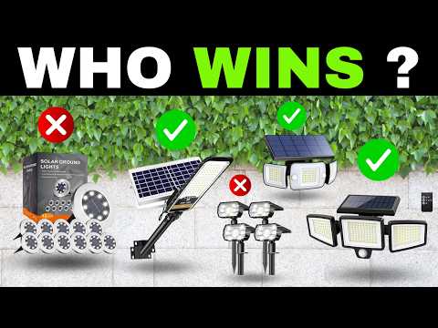 ✅ TOP 10 Best Outdoor Solar Flood Lights on Amazon [2026] 🌞 Motion Sensor for Wall, Yard, Garden..