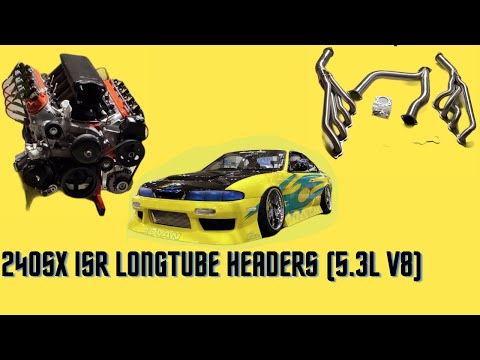 LS14 240sx ISR Long tube Headers & Y-pipe