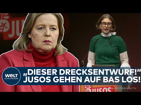 BÜRGERGELD-PLAN: Jusos gehen Bas scharf an! – ‚„Dieser Drecksentwurf“