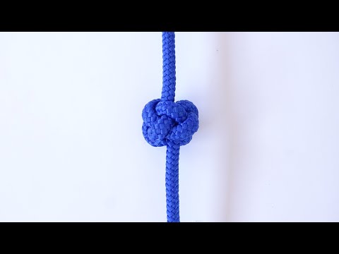 Single Strand Diamond Knot - AMAZING must know KNOTS - Tutorial by CBYS