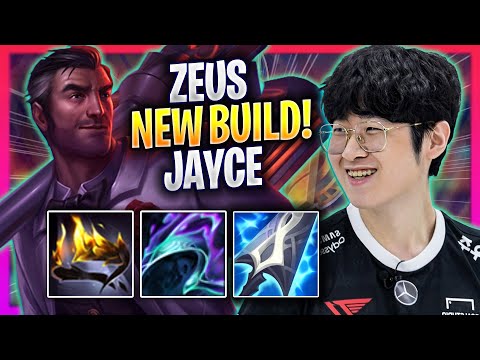 ZEUS TRIES NEW JAYCE BUILD! - T1 Zeus Plays Jayce TOP vs Jax! | Season 2024