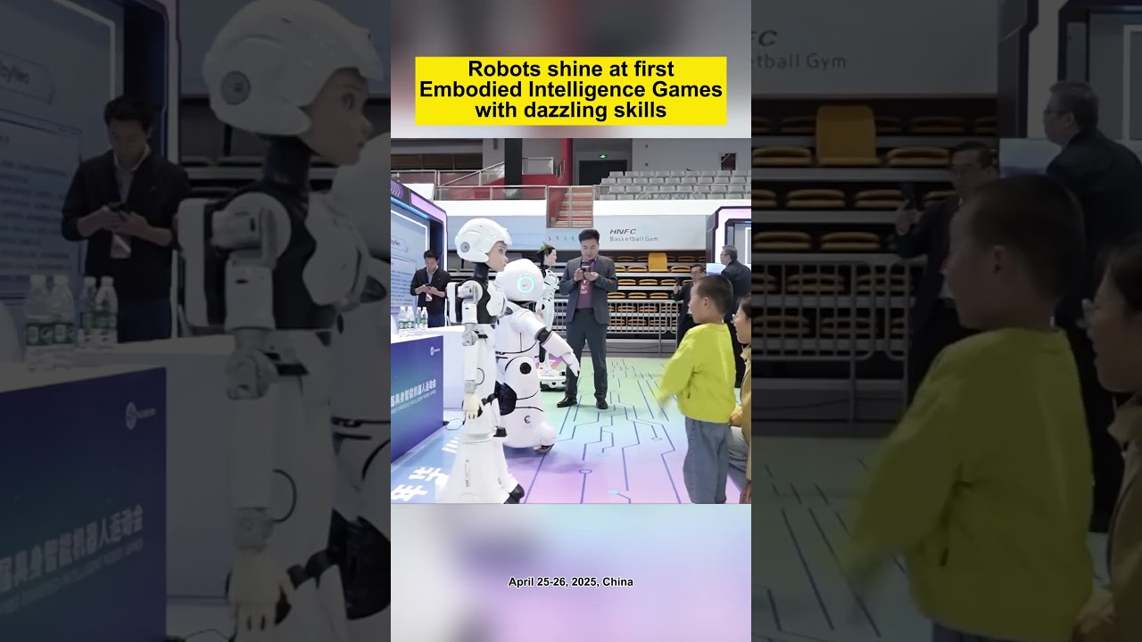 Robots shine at first Embodied Intelligence Games with dazzling skills