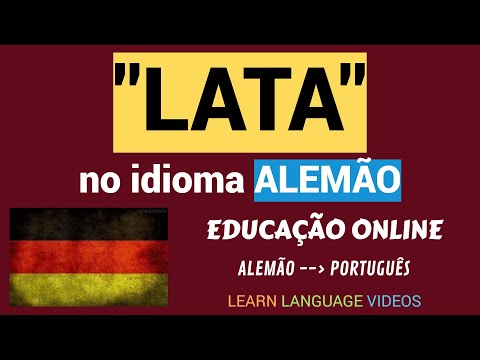 "LATA" no idioma ALEMÃO | Educação gratuita | Língua alemã | Substantivo |  Grátis | Online.