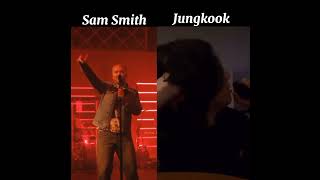 &#39;Unholy&#39; Sam Smith VS Jungkook🔥 #btsshorts #jungkook #fyp