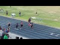 100m finals at Washington High School