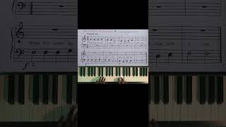 Good king wenceslas piano easy with notes #short #piano