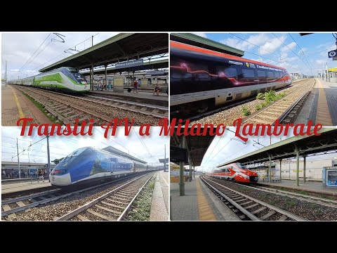 Intercity Green, Liveitalian e Frecciarossa Ferrari...Transiti AV a Milano Lambrate