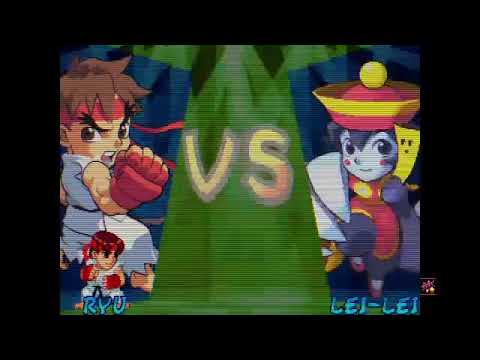 Pocket Fighter JPN version [PS4] 1cc Gameplay Sample Coverage 2