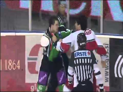 Igor Cvetek vs Ramzi Abid - HDD Tilia Olimpija : EC Red Bull Salzburg (01.03.2011)