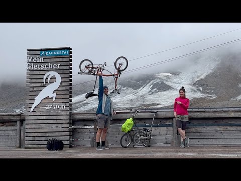 Kaunertal climb by Brompton | 7th highest road (2750 m) of Europe