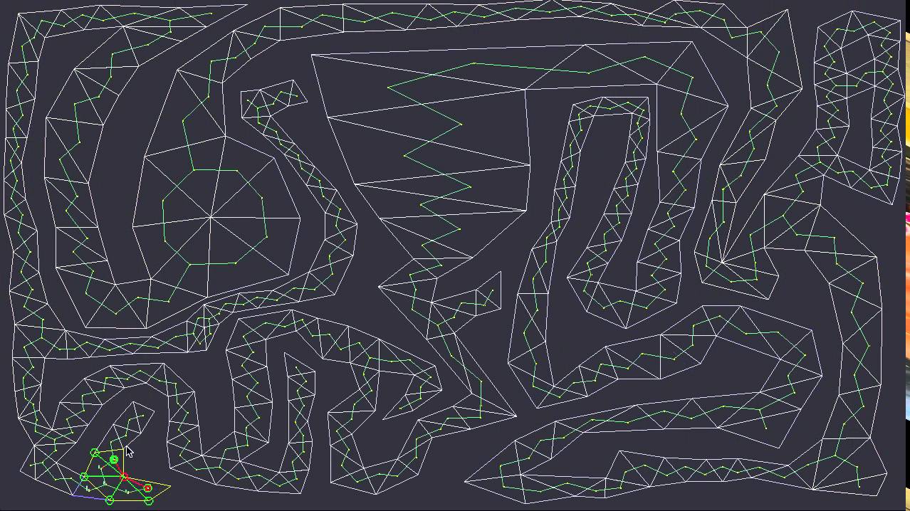 Navmesh pathfinding with funnel algorithm