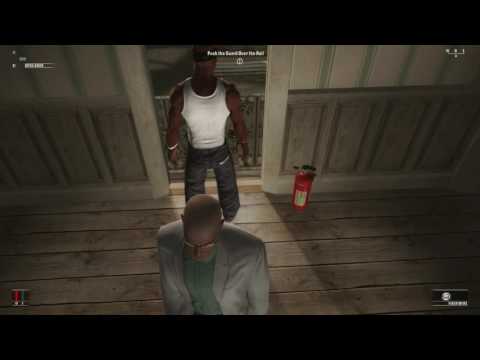 "It won't let me push him out" - Hitman: Blood Money