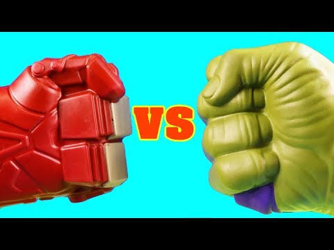 Hulkbuster Family Vs. Hulk Family | Mega Battle