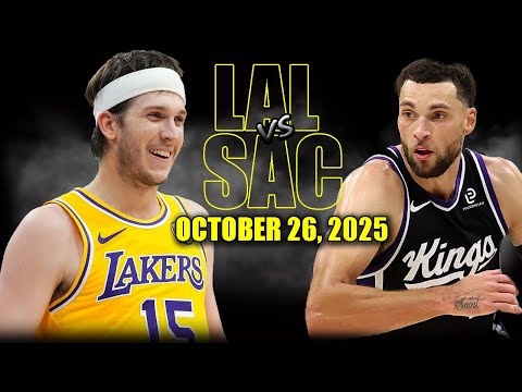 Los Angeles Lakers vs Sacramento Kings Full Game Highlights - October 26, 2025 | NBA Season