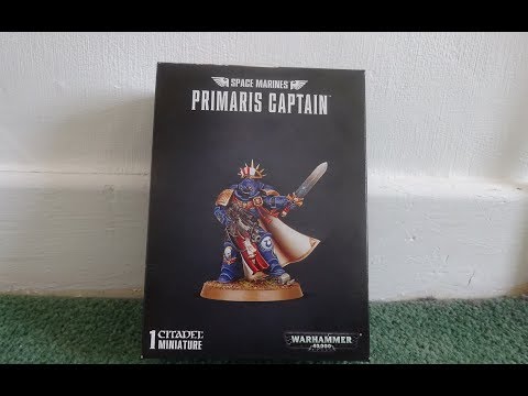Primaris Captain Unboxing and Model Review