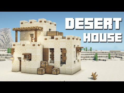 Minecraft - Desert House Tutorial (How to Build)