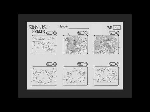 Happy Tree Friends TV Series Episode 5C - Take a Hike - Storyboards