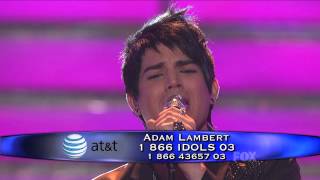 ISOLATED VOCALS: Adam Lambert - No Boundaries - American Idol Top 2 - May 19, 2009